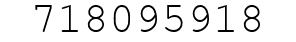 Number 718095918.