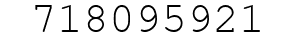 Number 718095921.