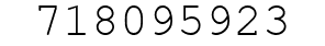 Number 718095923.