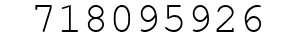 Number 718095926.