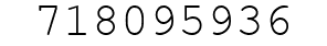 Number 718095936.