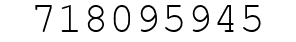 Number 718095945.