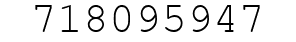 Number 718095947.