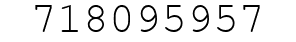 Number 718095957.