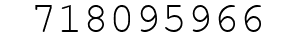 Number 718095966.