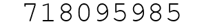 Number 718095985.