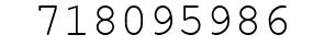 Number 718095986.