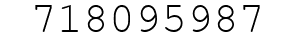 Number 718095987.