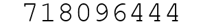 Number 718096444.