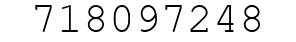 Number 718097248.