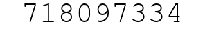 Number 718097334.