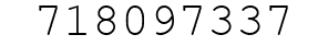 Number 718097337.