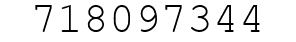Number 718097344.