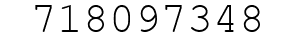 Number 718097348.