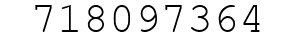 Number 718097364.