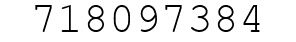 Number 718097384.