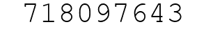 Number 718097643.