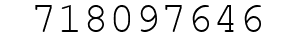 Number 718097646.