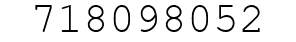 Number 718098052.