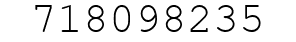 Number 718098235.