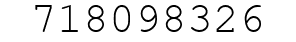 Number 718098326.