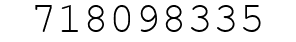 Number 718098335.
