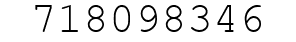 Number 718098346.