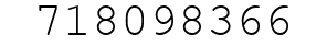 Number 718098366.