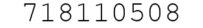 Number 718110508.