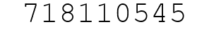Number 718110545.
