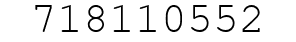 Number 718110552.