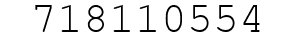 Number 718110554.