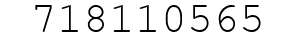Number 718110565.