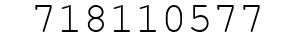 Number 718110577.