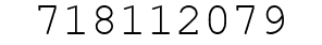 Number 718112079.