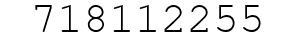 Number 718112255.