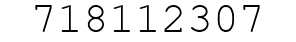 Number 718112307.