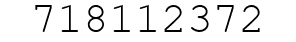 Number 718112372.