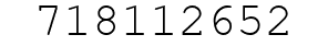 Number 718112652.