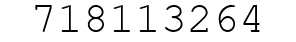 Number 718113264.