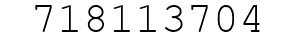 Number 718113704.