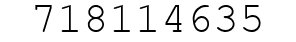 Number 718114635.