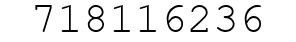 Number 718116236.
