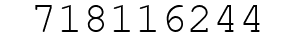 Number 718116244.
