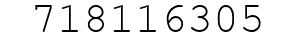 Number 718116305.