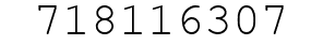 Number 718116307.