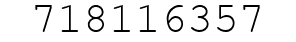 Number 718116357.