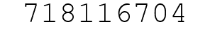 Number 718116704.