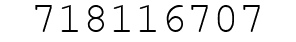 Number 718116707.