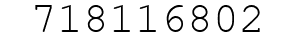 Number 718116802.